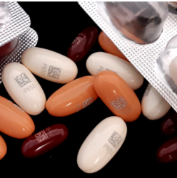 47. 2D code on pills